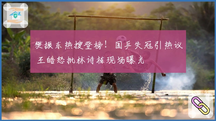 樊振东热搜登榜！国乒失冠引热议 王皓怒批林诗栋现场曝光